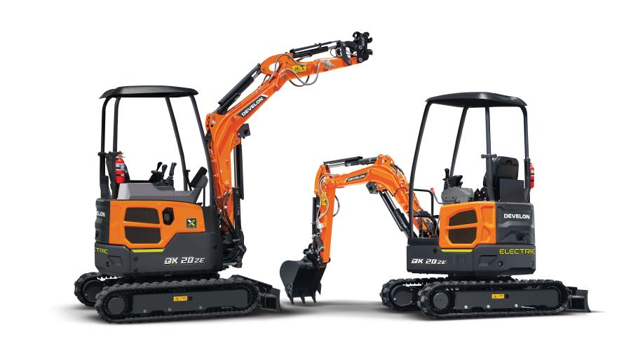 The DX20ZE-7 mini excavator is powered by an in-house-developed 20.4 kWh lithium-ion battery pack, with all of the electrical system and components on the machine optimized for work in harsh environments.