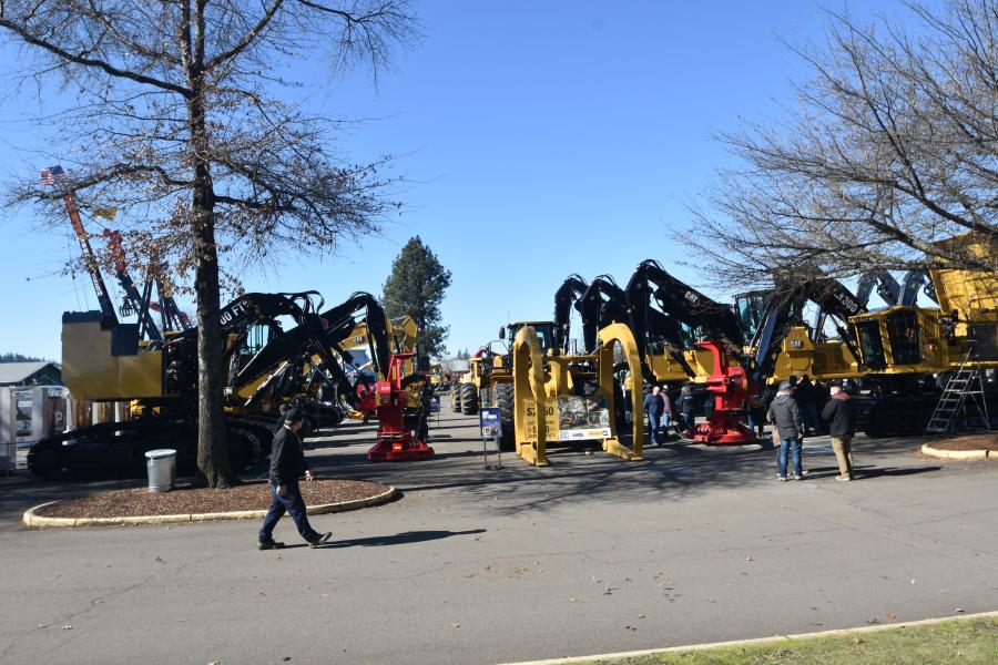 Petersen Caterpillar showcases equipment at the entrance of the outdoor exhibit area, always an impressive display.
(CEG photo)