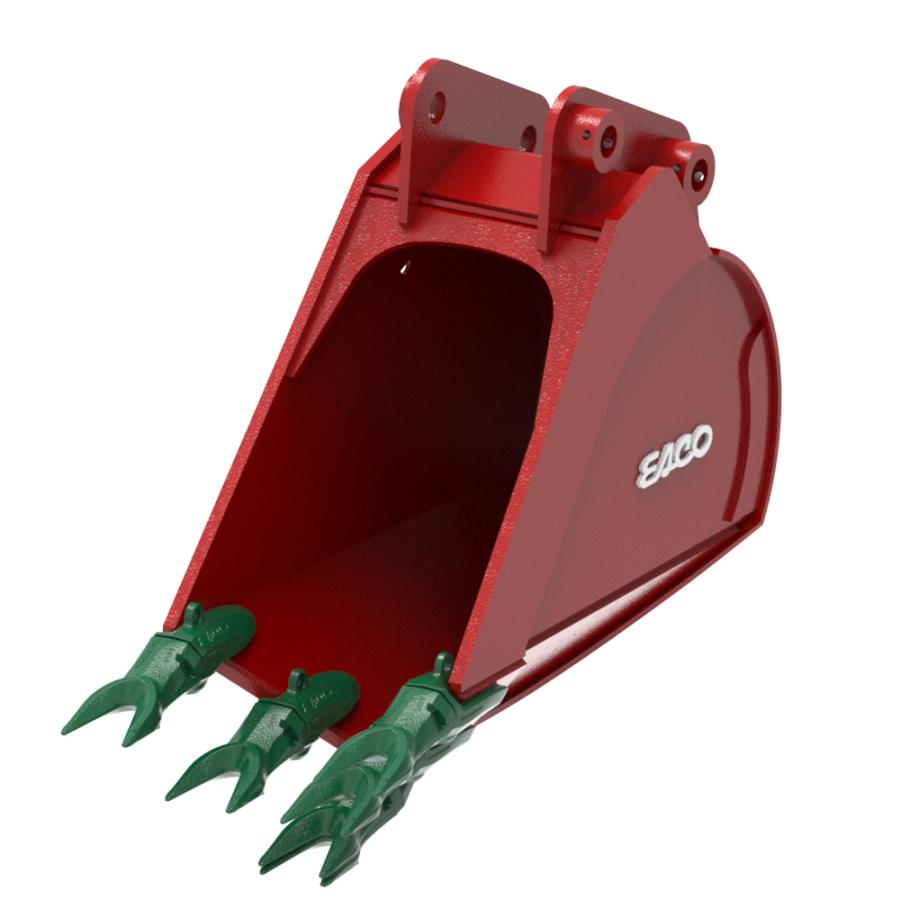The ESCO V-bottom bucket is available for 25 to 30 metric ton hydraulic excavators.