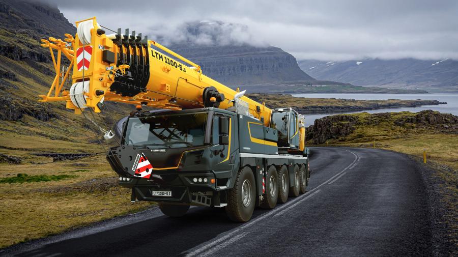 The new Liebherr LTM 1100-5.3 mobile crane offers a new level of combined mobility, economy and performance.