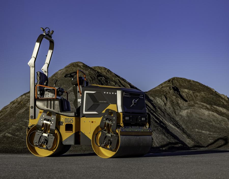 The addition of the DD25 Electric asphalt compactor brings the Volvo CE electric lineup to six commercially available machines, with a mid-size excavator and mid-size wheel loader in the works.