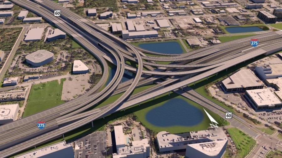 Lane and Superior will develop a multi-year program to rebuild one of the city’s busiest interchanges, improving safety and increasing capacity to ease traffic flow.  (Florida Department of Transportation photo)