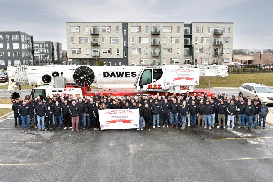 Dawes has earned its 75-year longevity award from SC&RA. In addition, the branch was honored with safety awards for crane operation and transport.