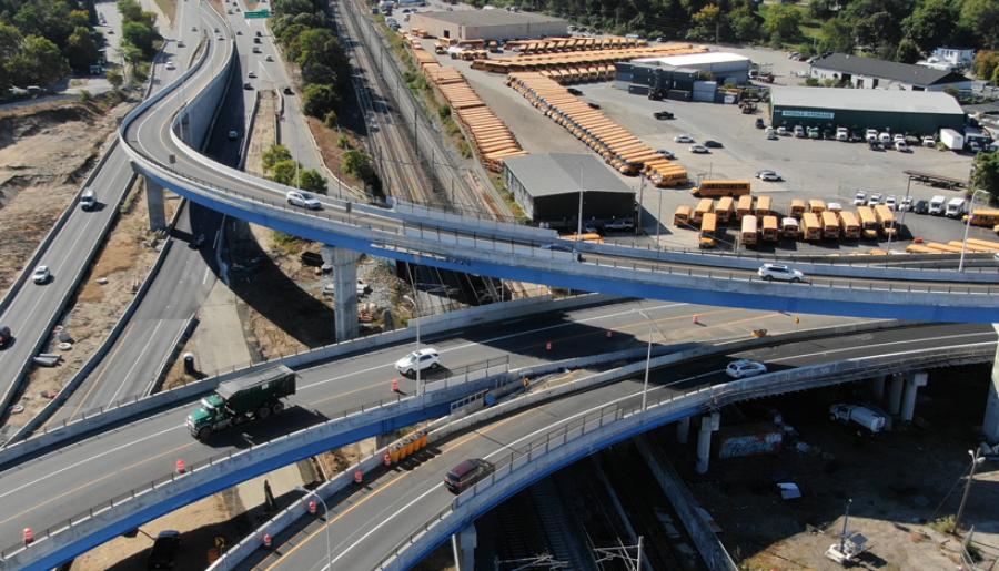 The $410 million Route 6/10 Interchange will be worked on in Rhode Island this year. (RIDOT photo)