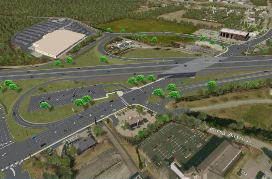 The Connecticut Department of Transportation (CTDOT) is reconfiguring Exit 74 on I-95 and replacing the bridge over Conn. Route 161. Additionally, the new ramps planned for the I-95/Conn. 161 interchange will be completely realigned. (Photo courtesy of i-95eastlyme.com)
