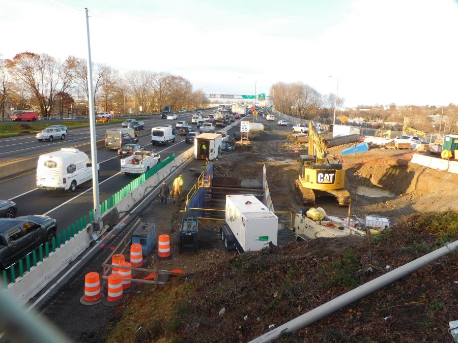 The goal of the job is to improve safety on this busy thoroughfare.(Connecticut Department of Transportation photo)
