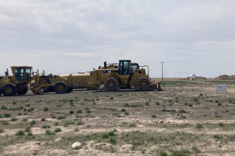 Excavators move dirt in Rupert, Idaho, at the site of the University of Idaho-led Idaho Center for Agriculture Food and the Environment.