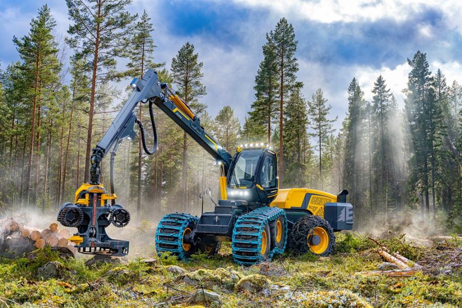 The G-series pendulum arm harvesters includes the models 550, 560, 580 and 590. The new Eco Log 580G has now raised to yet another level and shares the same platform as Eco Log 590, which means it is an even stronger machine than before, the manufacturer said.