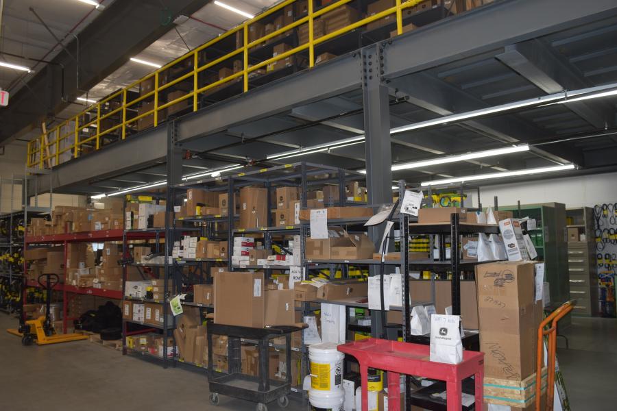 The parts shelves are stacked to the ceiling in anticipation of customers’ every parts need.
(CEG photo)