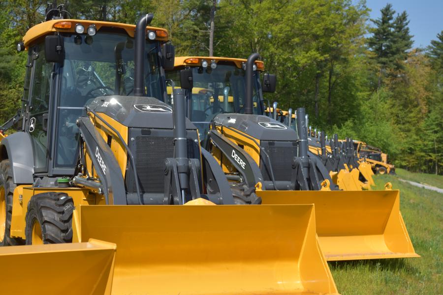 The John Deere backhoe has long been a mainstay of contractors’ equipment inventory. United has made a significant investment in inventory during a time when inventory on hand is hard to come by.
(CEG photo)