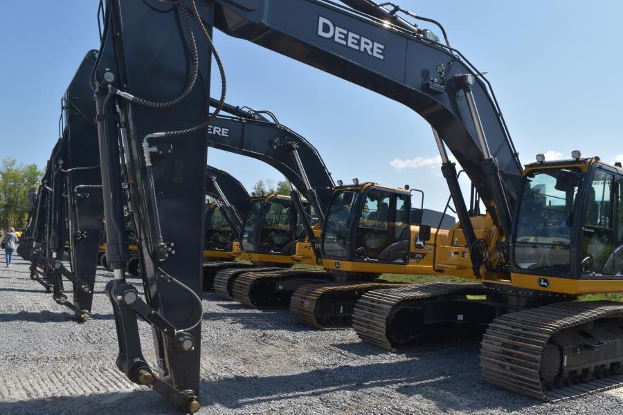 John Deere excavators are available and in stock, sized to meet customers’ every need.
(CEG photo)