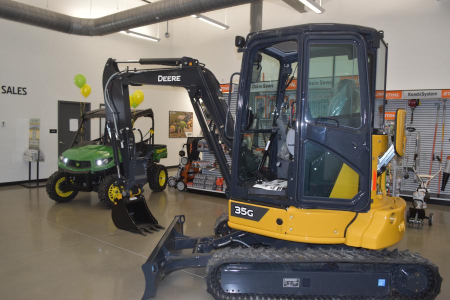 Mini-excavators, rakes and shovels comprise just a small sample of equipment that can be found in United’s showroom and facility.
(CEG photo)