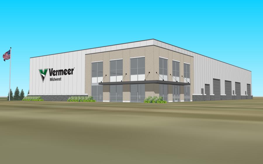 Rendering of Vermeer Midwest’s new facility in Collinsville, Ill.