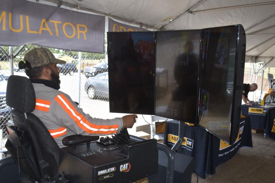Simulators produce such a realistic experience for the operator it can be hard to distinguish what is real and what is not.
(CEG photo) 