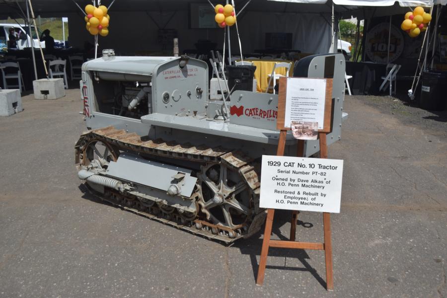 A 1929 Cat No. 10 tractor, originally purchased from Cicel Brothers in Stamford, Conn., for $450, was on display. These tractors were manufactured between 1928 and 1933; this one is owned by Dave Alaks of H.O. Penn Machinery.
(CEG photo) 