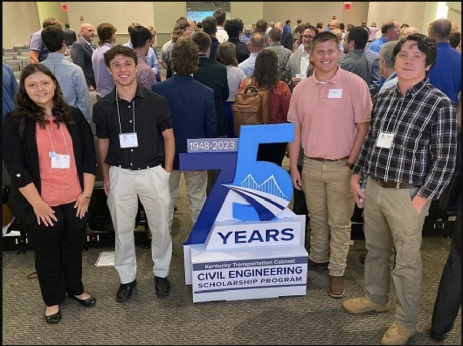 The KYTC celebrated the 75th anniversary of the state’s civil engineering scholarship program.
(KYTC photo)