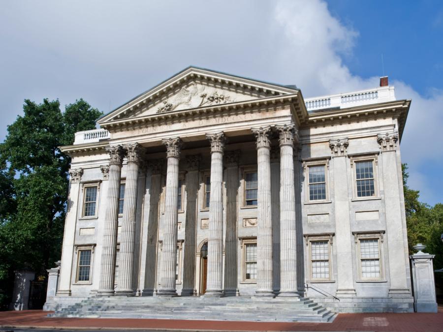 The First Bank of the United States dates to 1797. (National Park Service photo)