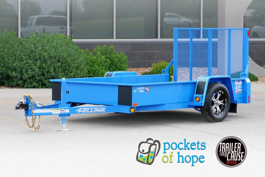 The 2023 Trailer for a Cause: an FT-3 utility trailer.