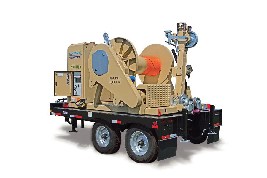 The PES500 offers 5,000 lbs. max pull and for overhead and underground operations.