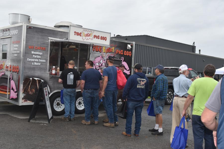 A great lunch was provided via Syracuse-area food trucks, compliments of Alta Equipment.
(CEG photo)