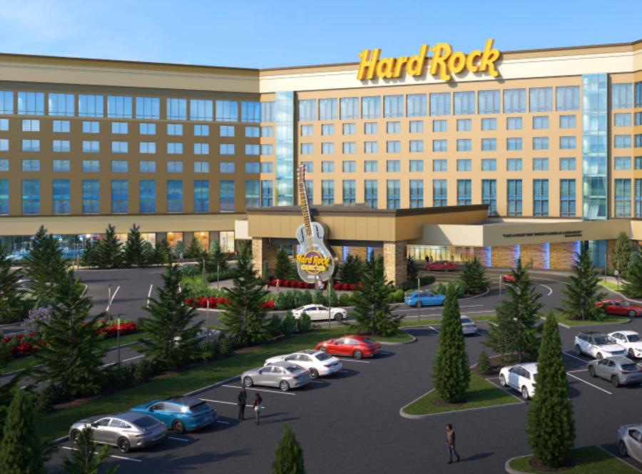 The former shopping center property is set to be turned into the Hard Rock Hotel & Casino Bristol, complete with two hotel towers, a pool, a live music venue, restaurants, shops and a convention center. The first phase of the hotel will include 303 guest rooms, a spa, gym and an indoor and outdoor pool. (Hard Rock Hotel rendering)