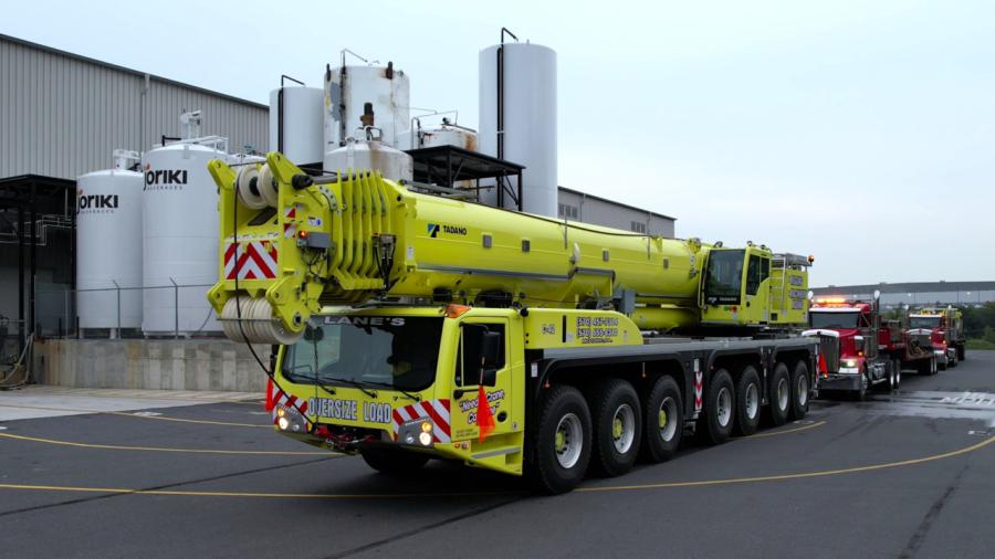 Lane’s Crane Service used an AC 7.450-1 all-terrain crane, purchased from Tadano distributor Empire Crane, for a lifting challenge in Pennsylvania.