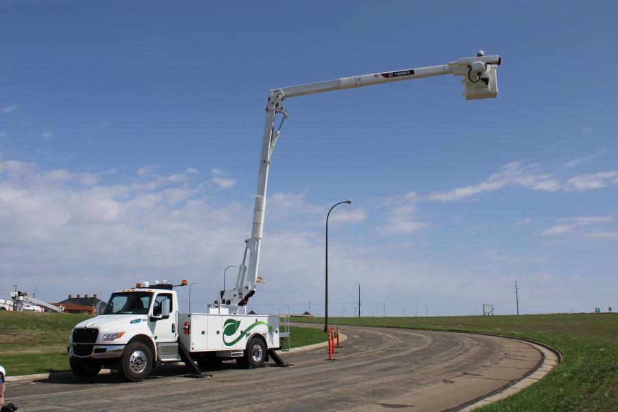 The Terex EV bucket trucks have been going into service and operating in most regions of the United States and Canada since last year.