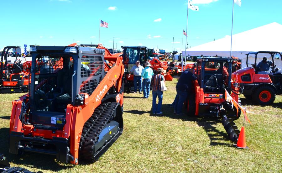 Kubota, a show Gold Sponsor and manufacturer of agricultural, construction and turf management machines and attachments, had virtually everything it sells on display at Sunbelt Ag.
(CEG photo)