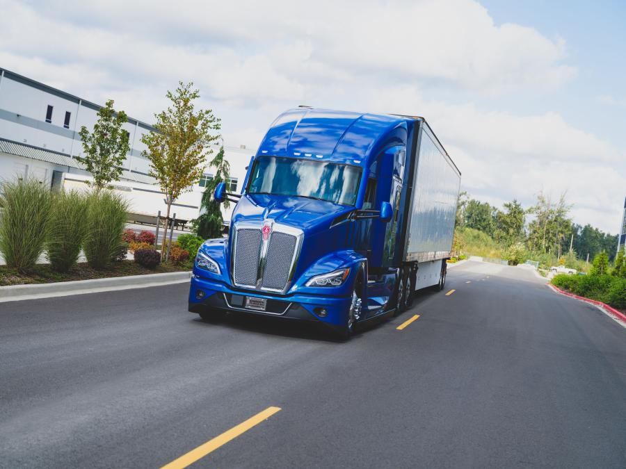 When a commercial truck follows a lead vehicle in cruise control, this enhancement enables the system to apply braking to maintain a safe following distance and will bring the truck to a complete stop, if necessary, and will hold the truck in place.