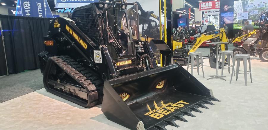 New Holland had the “Beast” C362 track loader, which is ready for any project. With 114 hp, there’s no job too big for this track loader.
(CEG photo)