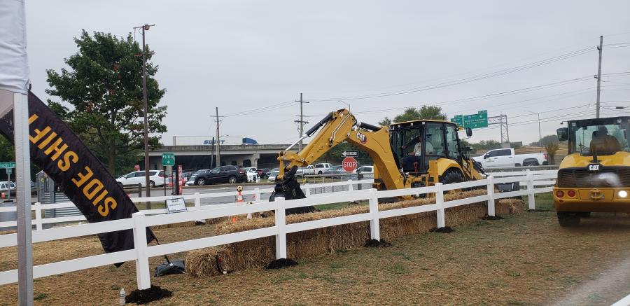 Cat Equipment runs in the outdoor demo area for attendees to try different equipment hands on. 
(CEG photo)