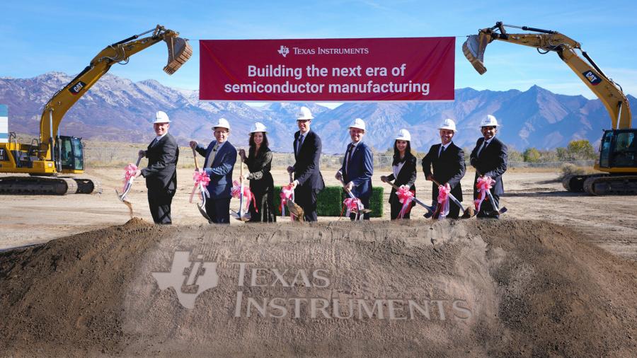 Joined by Utah Gov. Spencer Cox, state and local elected officials, as well as community leaders, TI President, CEO Haviv Ilan celebrated the first steps toward construction of the new fab, LFAB2.
(Texas Instruments photo)