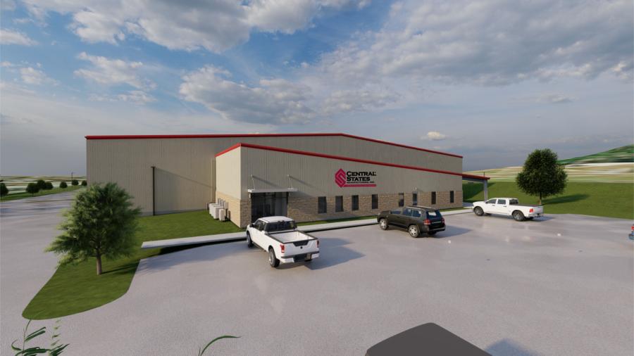 The new facility will result in 55 area jobs for new employee-owners in 2025 and long-term economic investment in the community of over $24 million. (Central States Manufacturing photo)