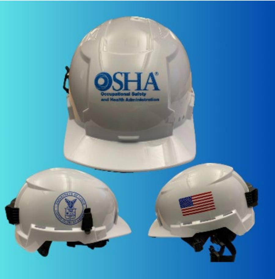 Example of a safety helmet