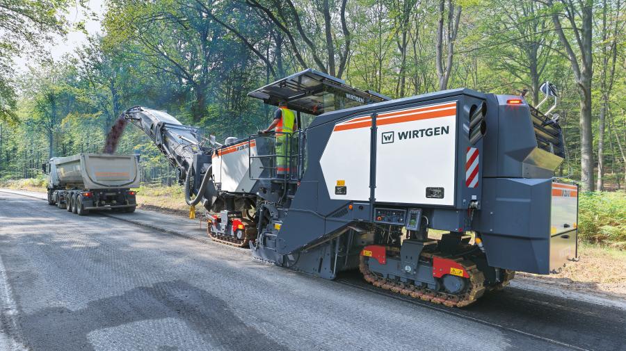 The cold milling machine W 220 XFi from Wirtgen offers high productivity in all use cases and low carbon intensity. (Wirtgen Group photo)