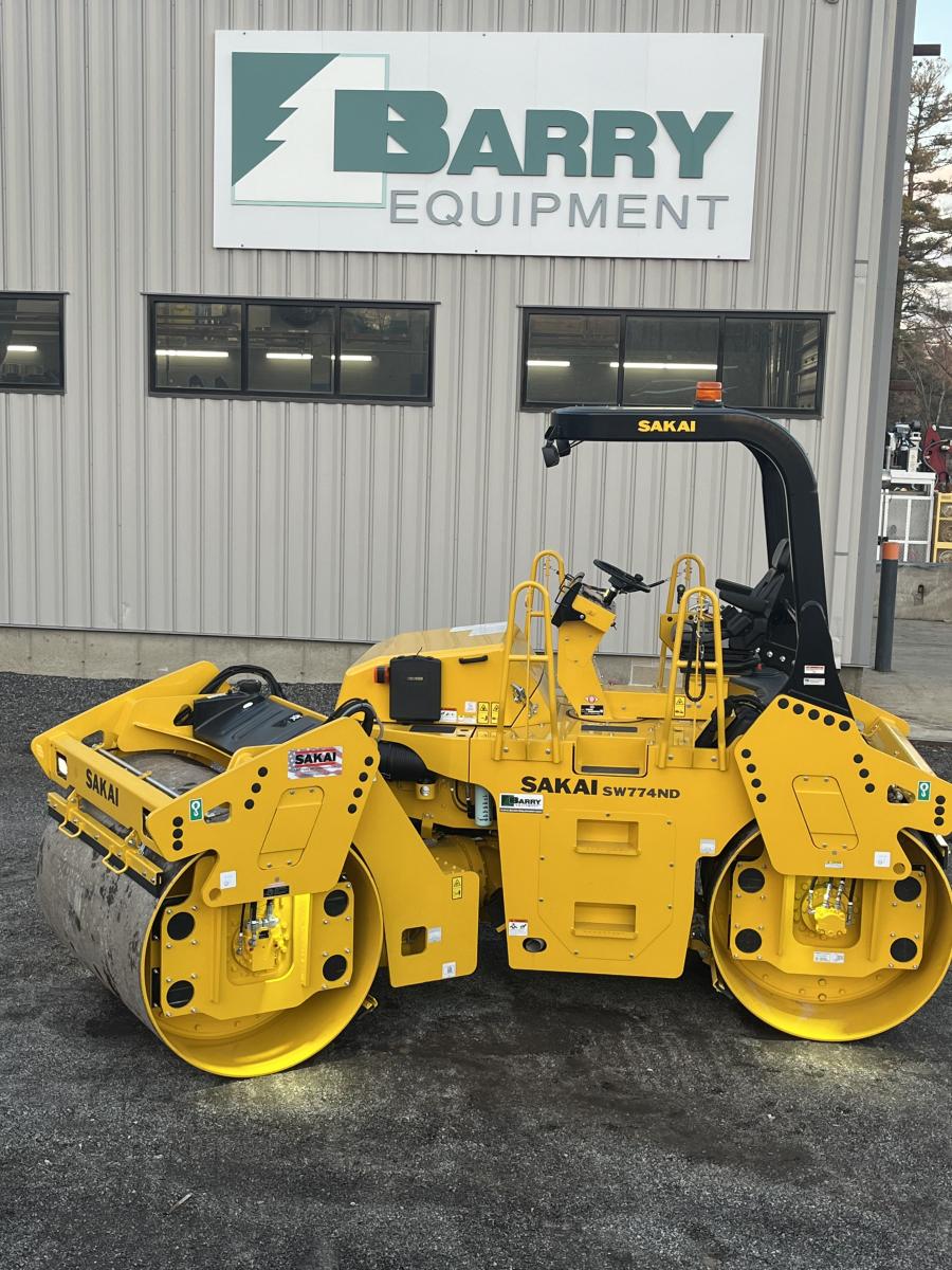 Through Barry, access to SAKAI compaction equipment sales and service has increased dramatically for New England area contractors and asphalt paving companies. (SAKAI America photo)