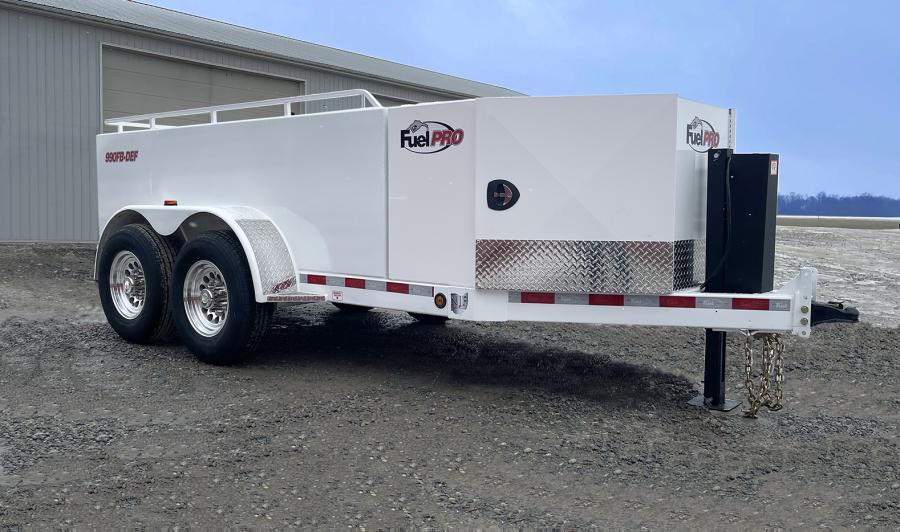 The FuelPro 990 fuel trailer can enhance productivity on remote job sites.
