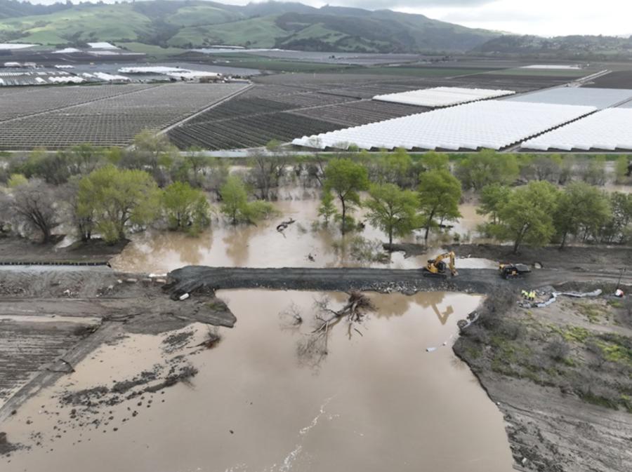 The Pajaro River Flood Risk Management Project will construct levees and improvements along the lower Pajaro River and its tributaries to provide flood risk reduction in the area — up from the existing eight-year level of protection.