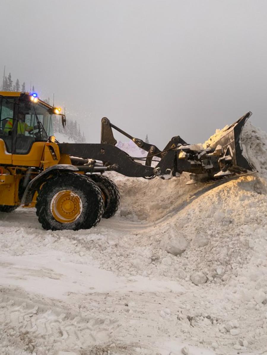 CDOT crews execute snow removal operations on Berthoud Pass from Jan. 18, 2024.