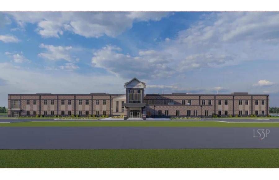 The new Hampton County High School’s design will be based on a prototype of West Ridge High School in Blountville, Tenn.