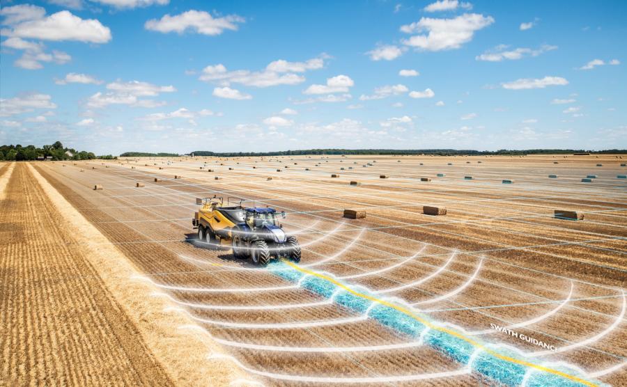 At its core, IntelliSense Bale Automation provides operators with a complete automated baling system focused on feedrate and swath guidance. It achieves this by combining two operator-assisted baling modes.