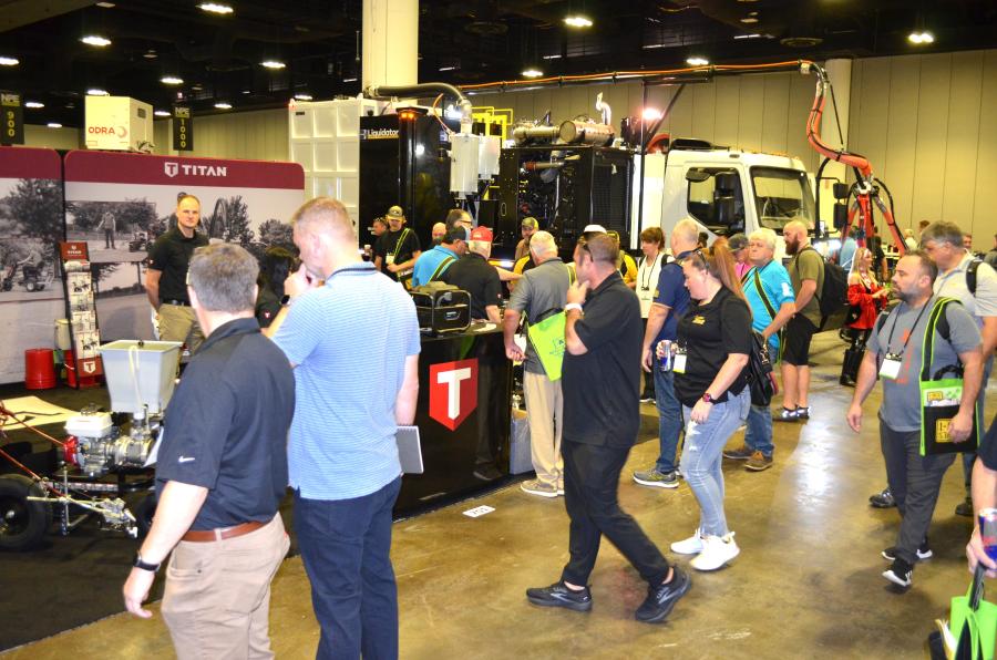 When the doors opened on day one, the exhibit hall aisles were packed with show attendees looking for the newest products to enhance their businesses. (CEG photo)