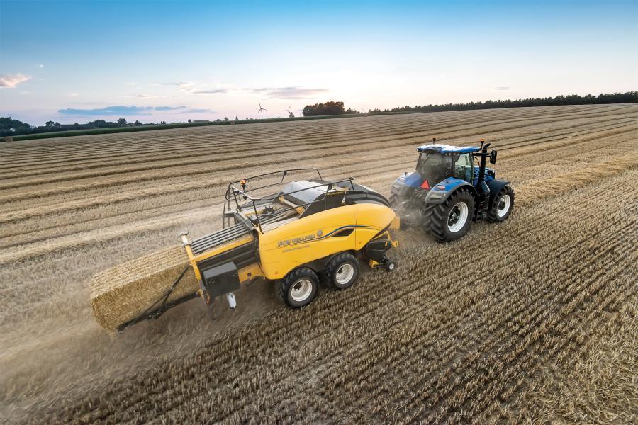 Yellow, with its sleek and bright appearance, serves as a beacon for the technological advancements and innovations to come for New Holland hay and forage equipment.