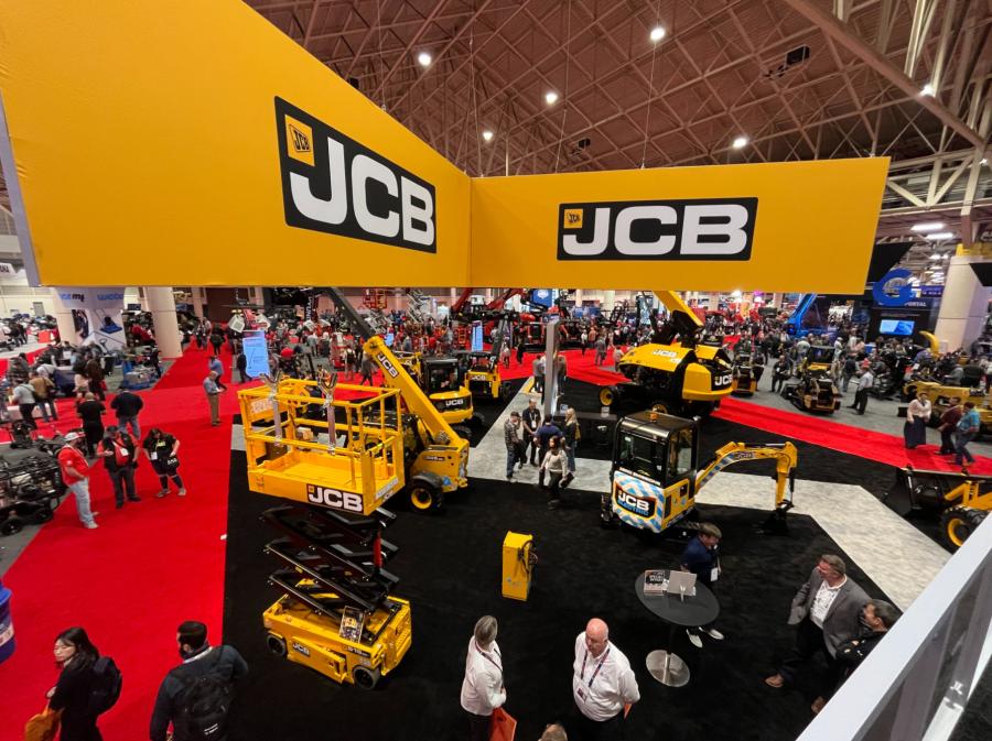 New offerings and other machines of interest were on display in JCB's booth at the American Rental Association trade show.