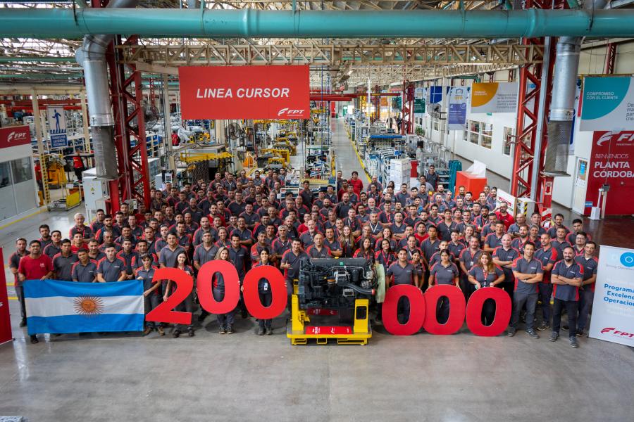 Engine number 200,000, a powerful Cursor 13 Euro VI, is headed to Brazil.