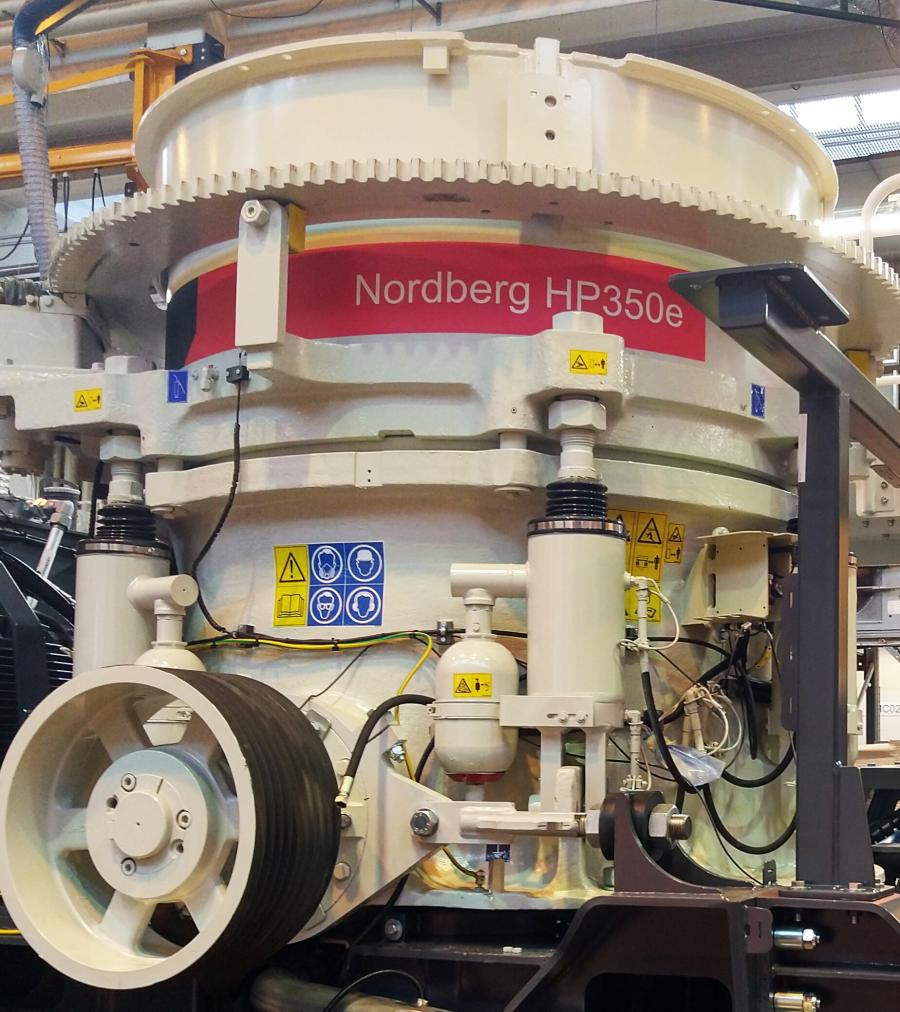 The new Nordberg HP350e offers enhanced performance, higher uptime, easier and safer maintenance, and a series of other improvements, making it the perfect choice for diverse rock processing operations.