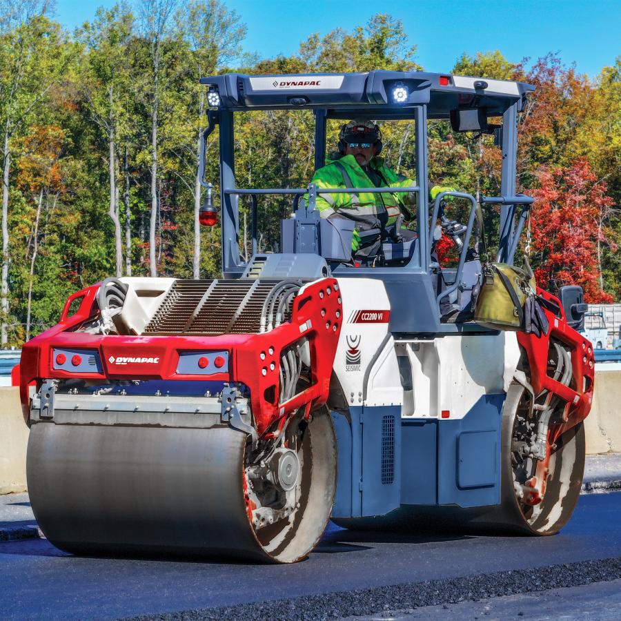 By compacting at the natural frequency of the asphalt mat, Seismic Asphalt avoids double-jumping of the drum and losing any compaction effort.