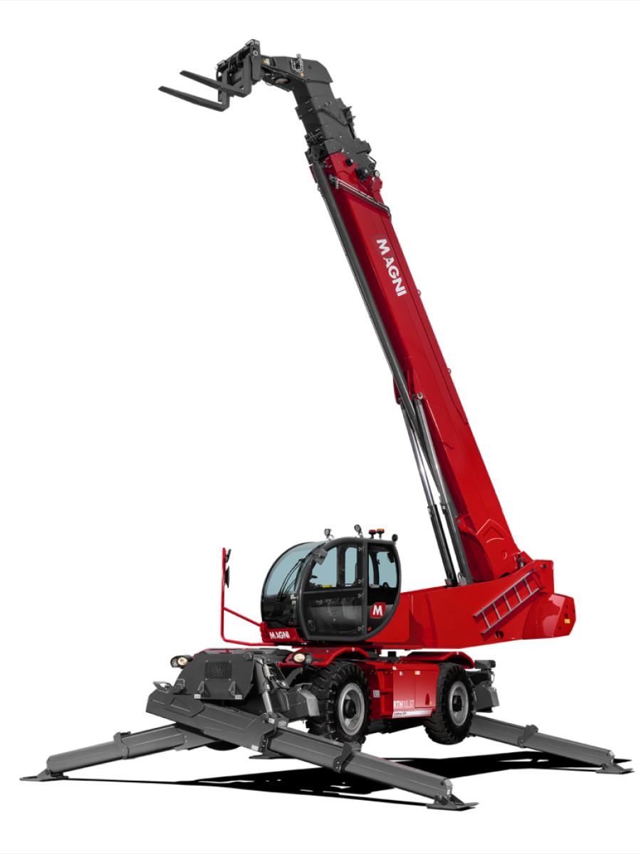 With a towering lifting height of 120 ft. 5 in. and an impressive maximum lift capacity of 22,700 lbs., the RTH 10.37 ensures seamless handling of heavy loads.